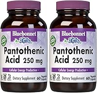 Vista 4 de Bluebonnet Ácido pantoténico 250 mg cápsulas vegetales, 60