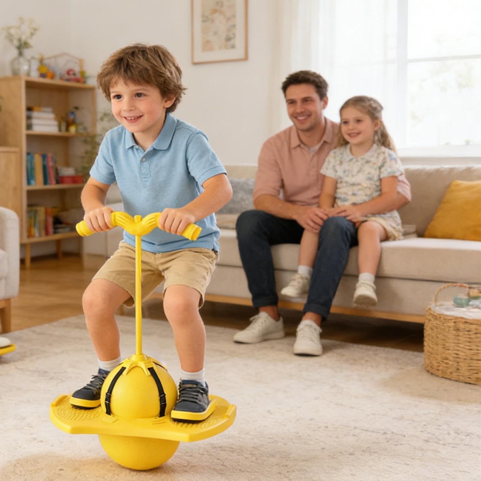 Palla Saltellante per Bambini Gonfiabile Leggera e Divertente