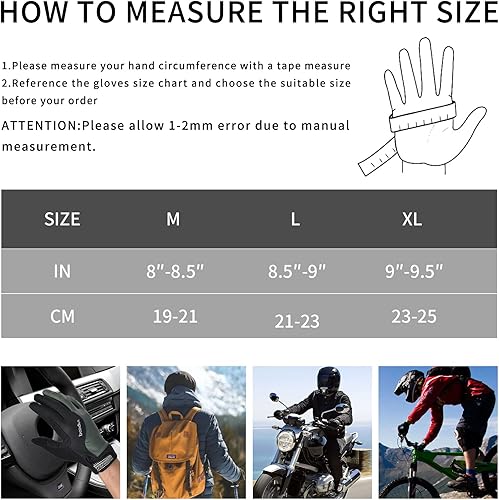 Miniatura 6 de BOODUN Cycling Gloves Bike Gloves, Breathable Lightweight Biking Gloves for Riding, Walking, Cycling, Running and Driving