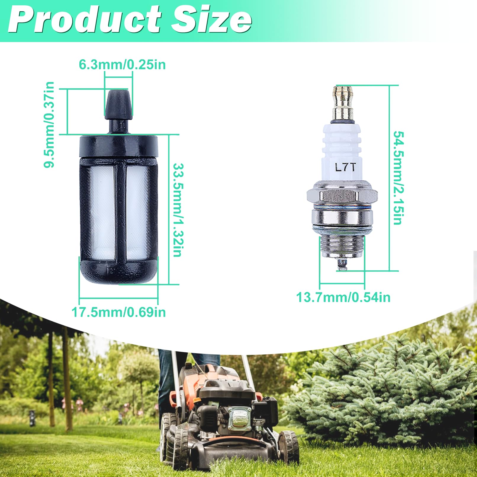 Adefol - Kit de carburador para Stihl FS160, FS200, FS202, FS280, FS350, FS120, FR220, BT120, BT121, SP200, cortapelos de césped, avce, pomo acelerador, repuesto 4134, 120, 0603