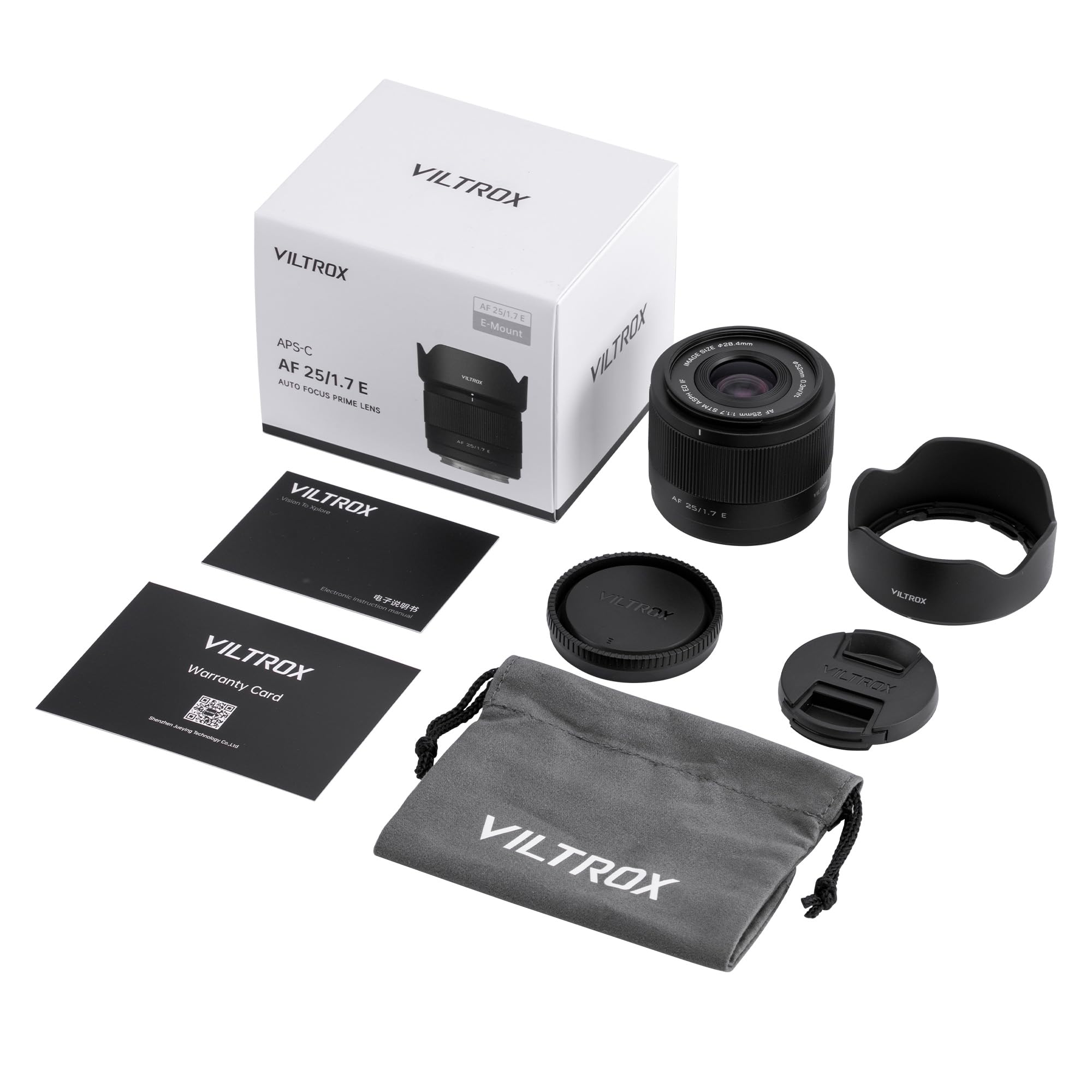 VILTROX 25mm F1.7 E-Mount Lens for Sony APS-C Cameras, Autofocus