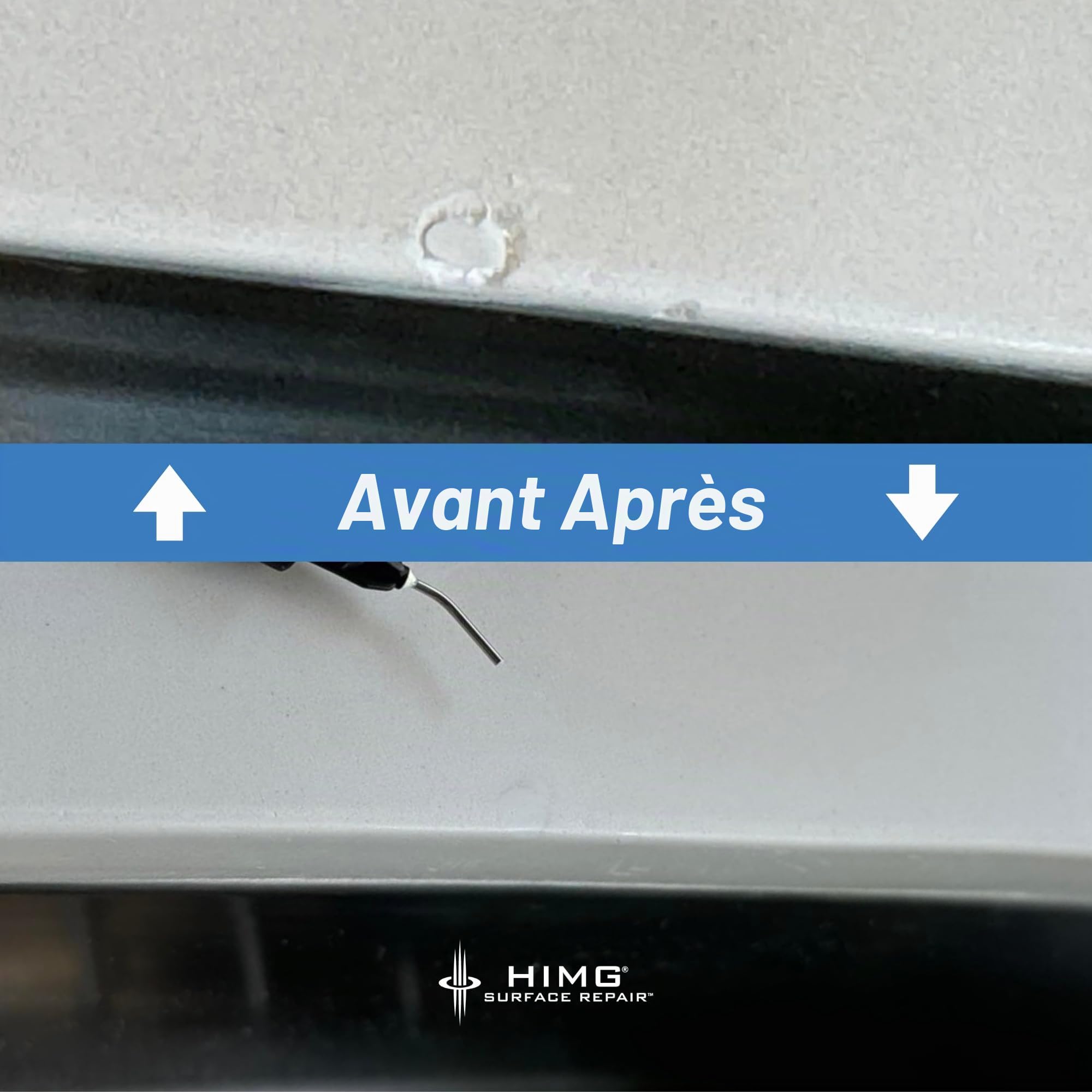 Blanc - Kit de Réparation Email Marbre Quartz Granit Porcelaine Corian - HIMG Surface Repair