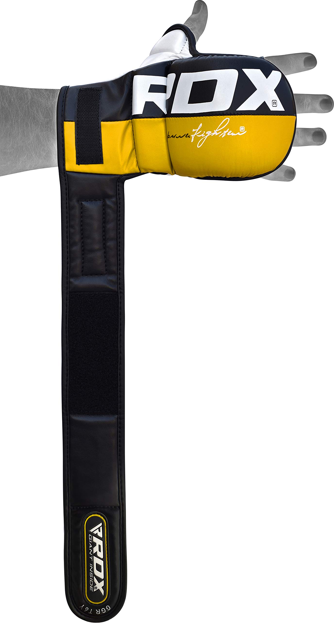 RDX Maya Cuero Guantes Boxeo Saco Sparring Entrenamiento Mitones Muay Thai Kick Boxing
