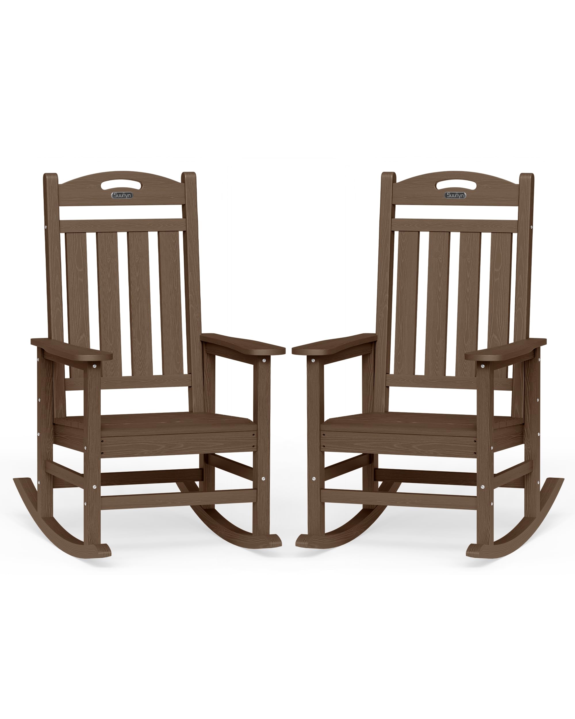Outdoor Rocking Chairs Set of 2,Oversized Rocking Chair,All Weather
