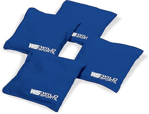 Wild Sports Bolsas de Cornhole de tamaño reglamentario  Juego de 8 bolsas de lanzamiento de puf premium para juego de cornhole  Accesorios de