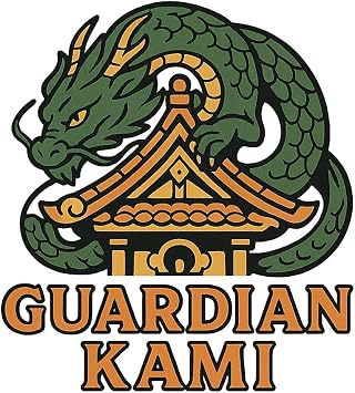 Dragon Shrine Guardian Kami Mythical Sticker 2.5" x 2.75"