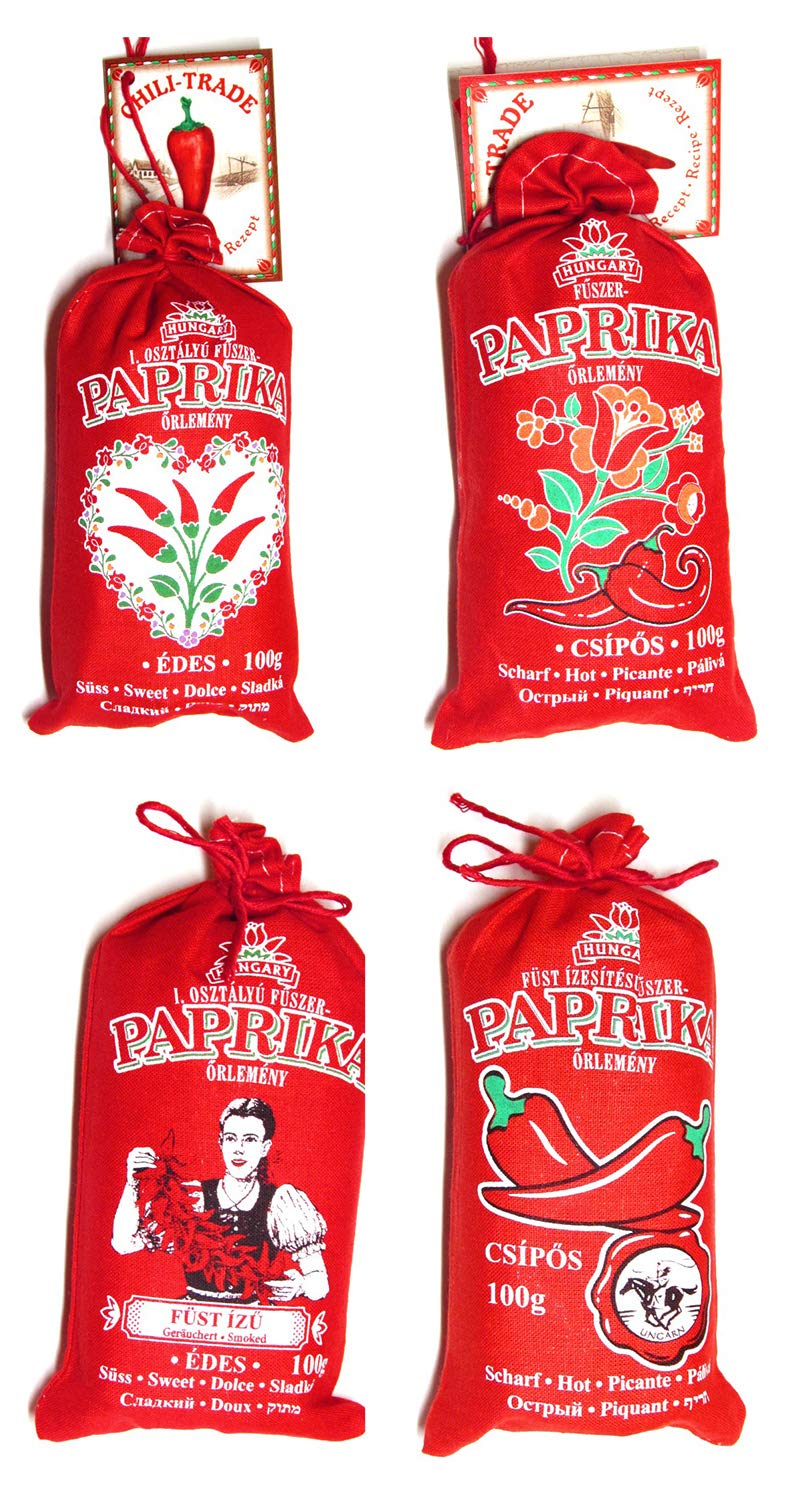 Hungarian Paprika Premium Quality Origin Kalocsa,Hungary (All 4 Taste