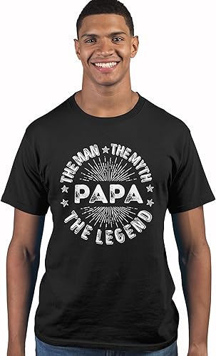 Miniatura 6 de Camiseta estampada con la leyenda The Man The Myth The Legend. Camiseta para papá, abuelo