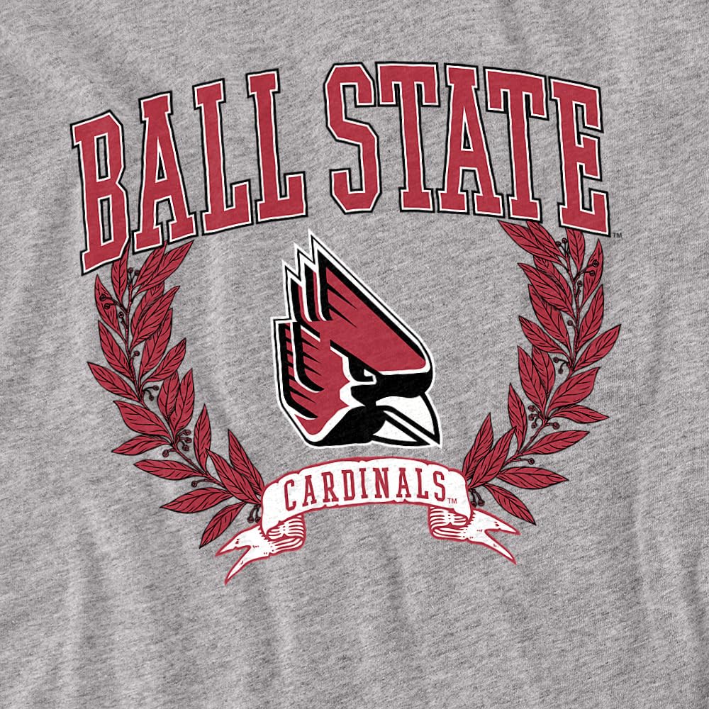 LOGOVISION Ball State University Laurels Dark Kids T Shirt (2) for Toddler Boys and Girls, Athletic Heather