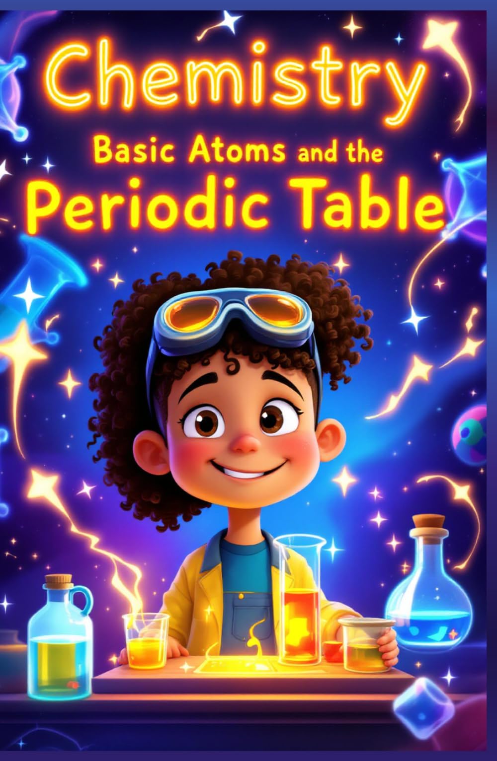 Chemistry Basic Atoms and the Periodic Table: A Beginner's Guide to Matter, Elements, Reactions, and Real-World Science for Young Learners Ages 6–10 (Chemistry Book For Kids)