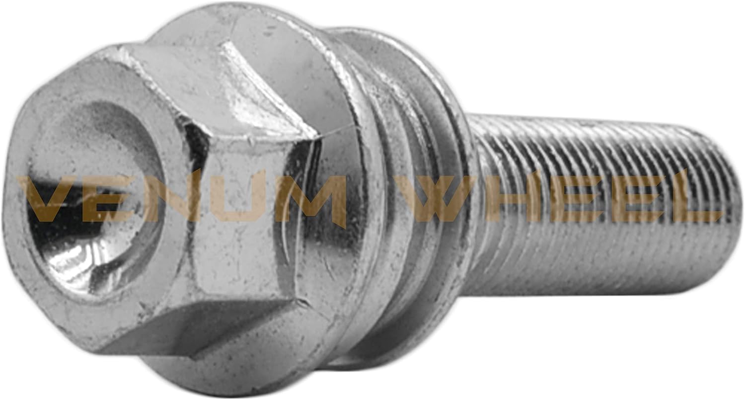 4 Pc 5x130 mm Hub Centric Wheel Spacers | 5 mm & 15 mm Thick | 71.5 H.B + Zinc R14 Wheel Bolts Compatible with Porsche 911 924 928 Boxter Cayman Panamera Factory Wheels