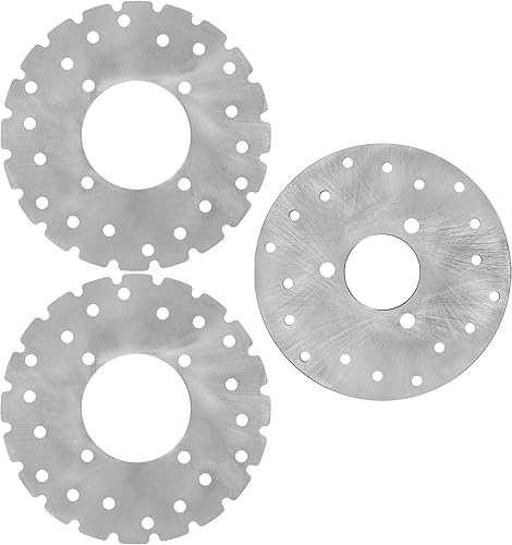 Miniatura 6 de Caltric Rotor de disco de freno delantero y trasero compatible con Polaris Scrambler 500 4x4 2x4 2001 2002 2003 2004