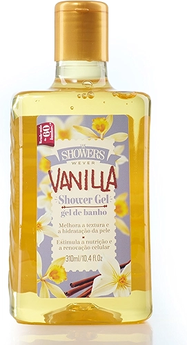 WEVER Gel de Banho Vanilla, Hidratante para Pele, Fragrância de Baunilha, 310ml