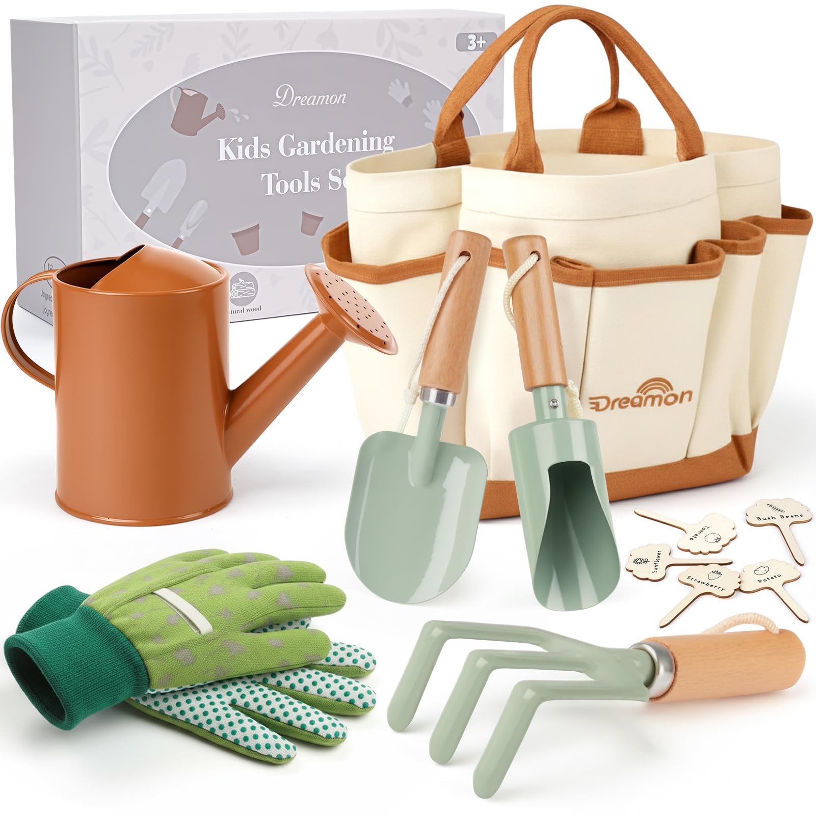Kids Gardening Set, Quality Gardening Tool Kit Outdoor Toys for Toddlers