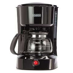 Dominion 4-Cup Coffeemaker Compact Coffee Pot Brewer Machine Quiet with On Off LED Indicator Light Auto Pause Feature
