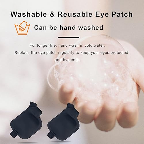 Miniatura 8 de Parche para los ojos, 2 parches médicos para los ojos para adultos y niños, parches para ojos perezosos para ambliopía 3D para ojo derecho (derecha)