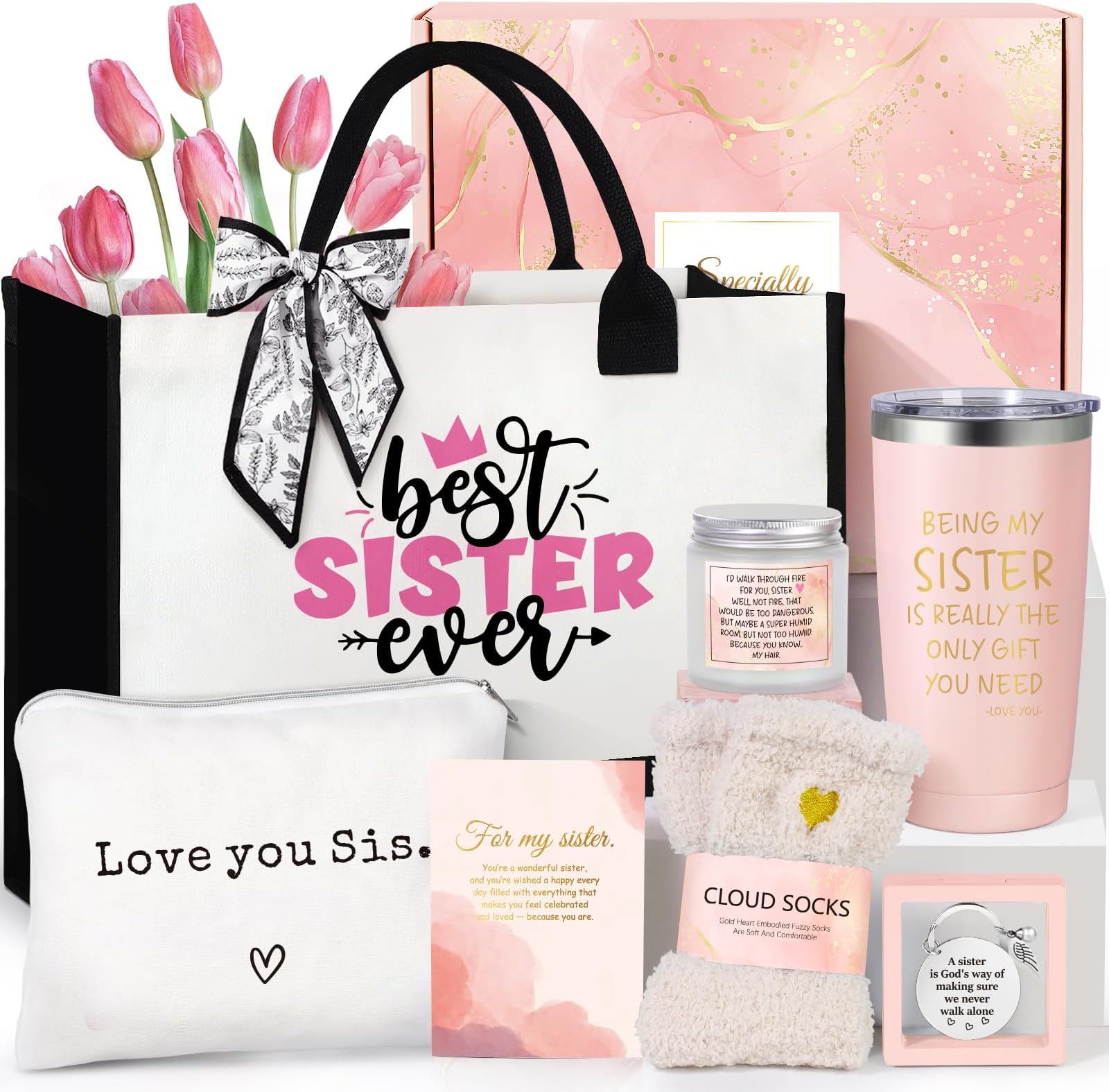 Suhctuptx Gifts for Women, Christmas Birthday Mothers Day Gift Basket for Her...
