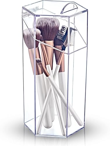 Miniatura 4 de Boxup - Organizador de brochas de maquillaje, soporte para lápiz labial y accesorios de escritorio para el cuidado de la piel, lindos organizadores