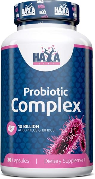 Haya Labs 10 Billion Acidophilus and Bifidus Probiotic Complex