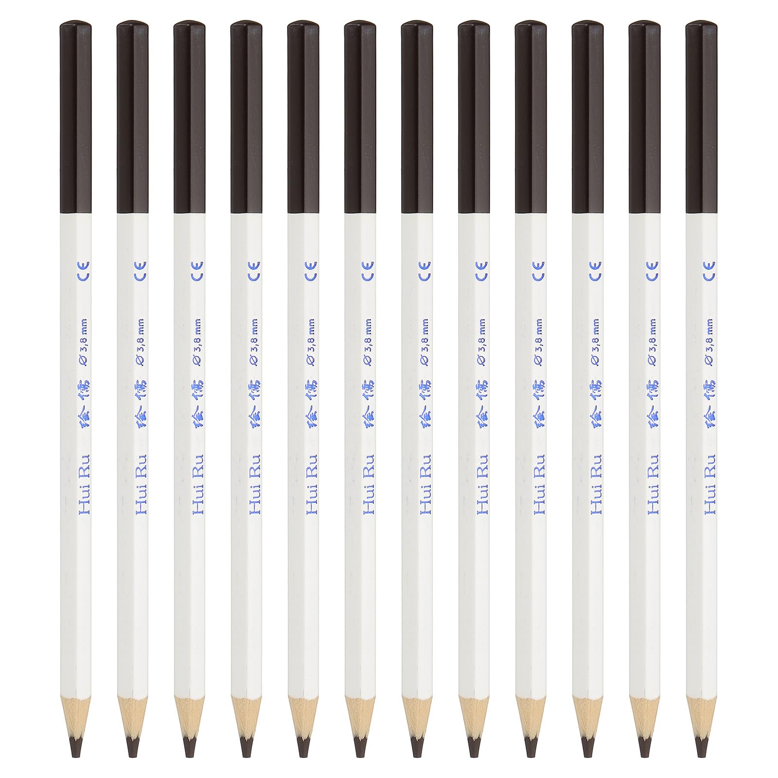 PATIKIL Dark Brown Colored Pencils Set,12 Pcs Oil Color Pencils Wooden Coloring Drawing Pencil for Artists Art Painting Sketching