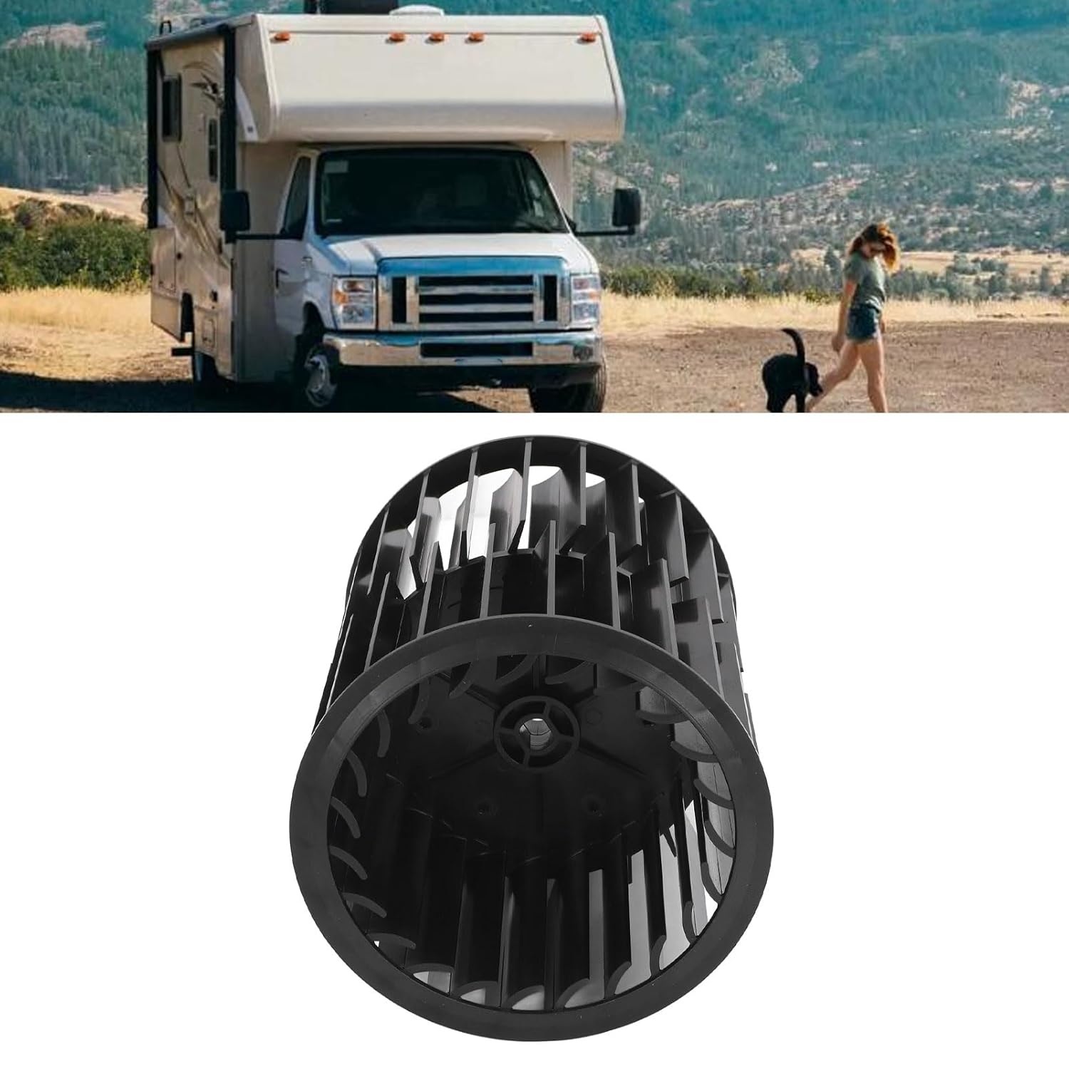 Air Conditioner Blower Wheel : Compatible with Coleman AC47003, 47004, 47023, 47024, 47053, 47054, 47073, 47074 etc, High Performance Silent AC Blower Impeller Assembly 1472A1191