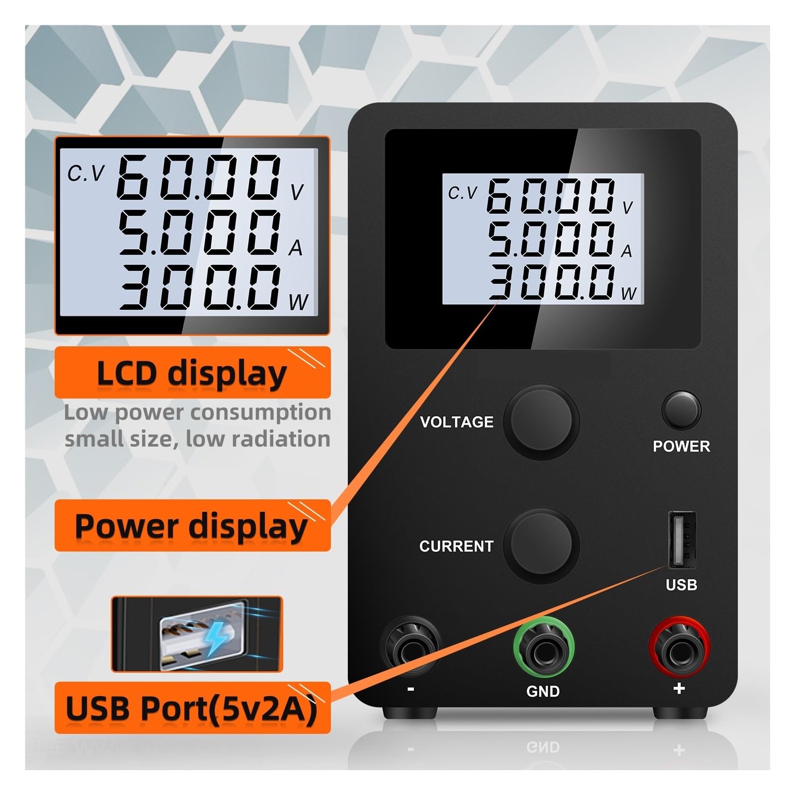 Zasilacz laboratoryjny z precyzyjnym 4-cyfrowym wyświetlaczem LED, 30 V, 10 A, 12 V, 24 V, stabilizator napięcia LCD, źródło przełączające, regulowany regulator do napraw w laboratoriach, pracach el