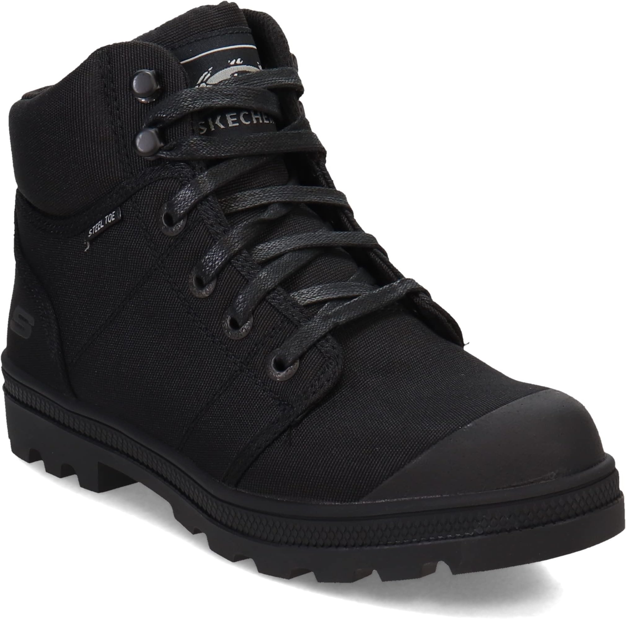 Skechers Men's Work Rotund - Darragh ST Steel Toe Sneaker Boot, Black, 7