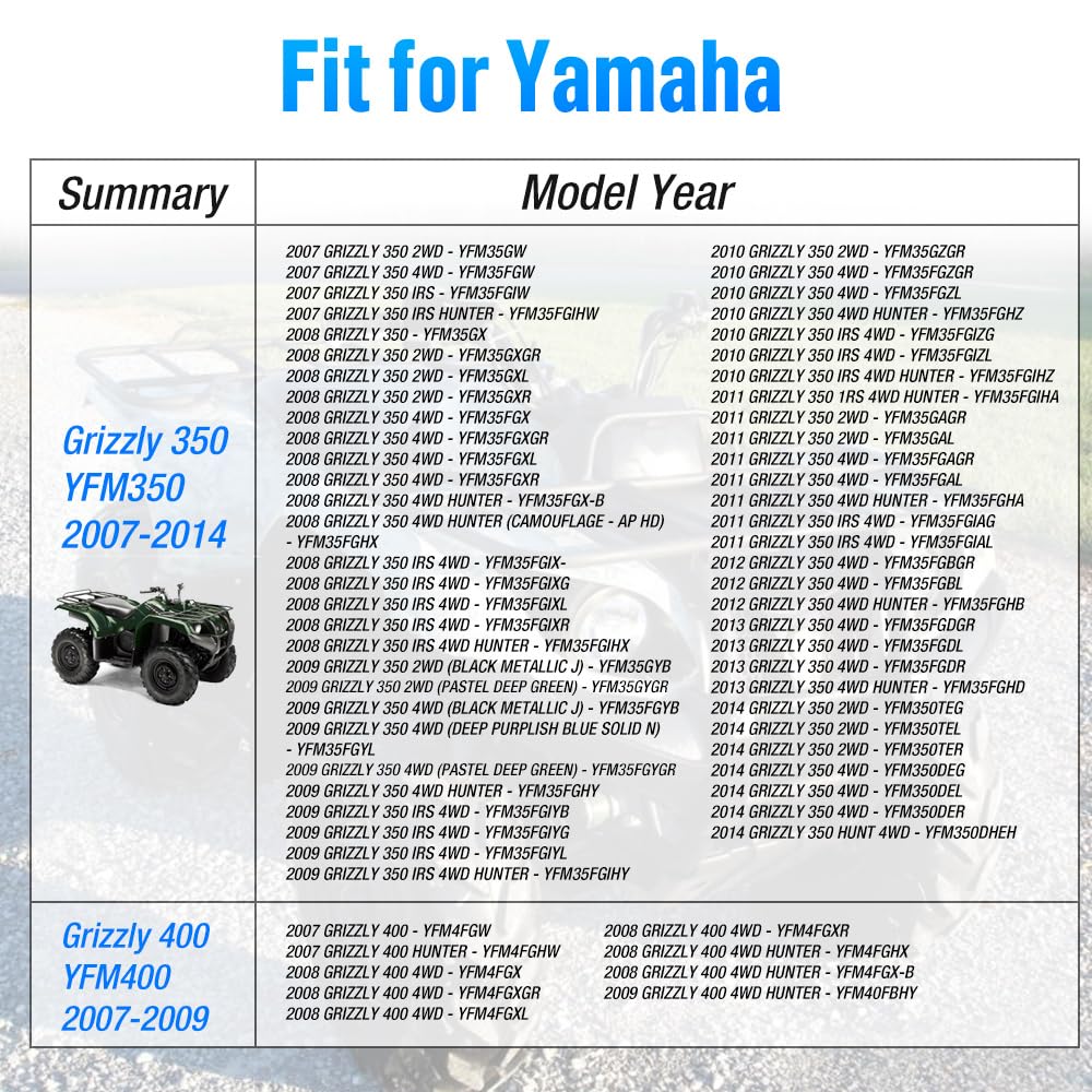 Bremsscheibe vorne links oder rechts passend für Yamaha Grizzly 350 400 450 Kodiak 400 450 Wolverine 350 450 Big Bear 400 Bruin 350 YFM350 YFM400 YFM450