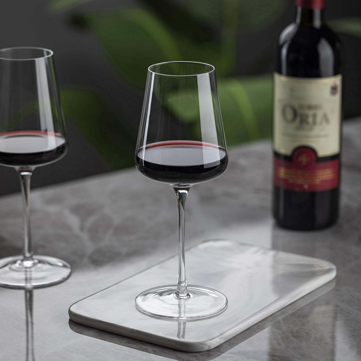 Red Wine Glasses Set of 2, Crystal Wine Glasses 13.5OZ, Hand Blown Premium White Wine Glass, Unique Wedding Gift - Image 7