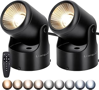 27 Spa Bathroom Ideas to Relax Recharge and Feel Refreshed Every Day 163 2 Pack 12W LED Spot Lights Indoor with Timer, Remote, Stepless Adjustabl...