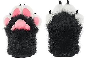 Cosplay Fursuit Paws with Decompression Whistle