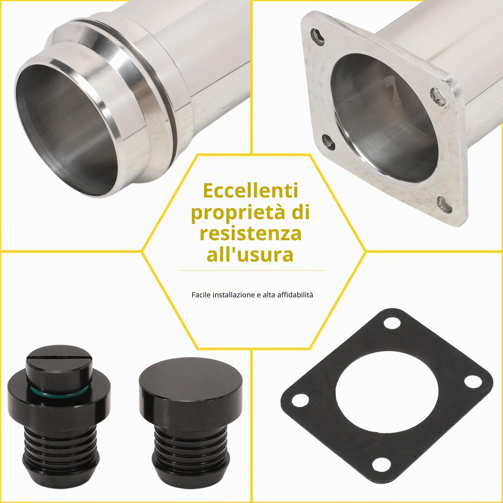 Kit valvola EGR regolazione per 3er E46 5er E60 E61 7er E65 kit di rimozione EGR per X3 E80 X5 E53 con motori 3.0 M57N2 1171778999 1117804379