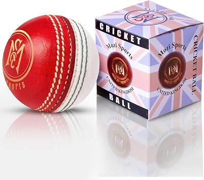 Leather Cricket Ball Senior Hand Stitched Match Quality Balls Weight 5.50oz
