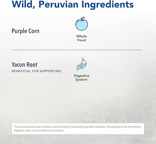 Miniatura 3 de North American Herb & Spice Mezcla de bebida de leche de maíz morado, 3.9 onzas, apoya una respuesta visual e inmune saludable, con yacón, maca y