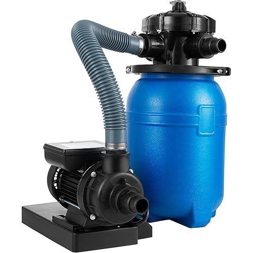 10" Sand Filter 1/3HP Pool Pump,2640 GPH High-Flow,Sand Filter Pump for Above Ground Pool,for Pools Up to 10000 Gallons