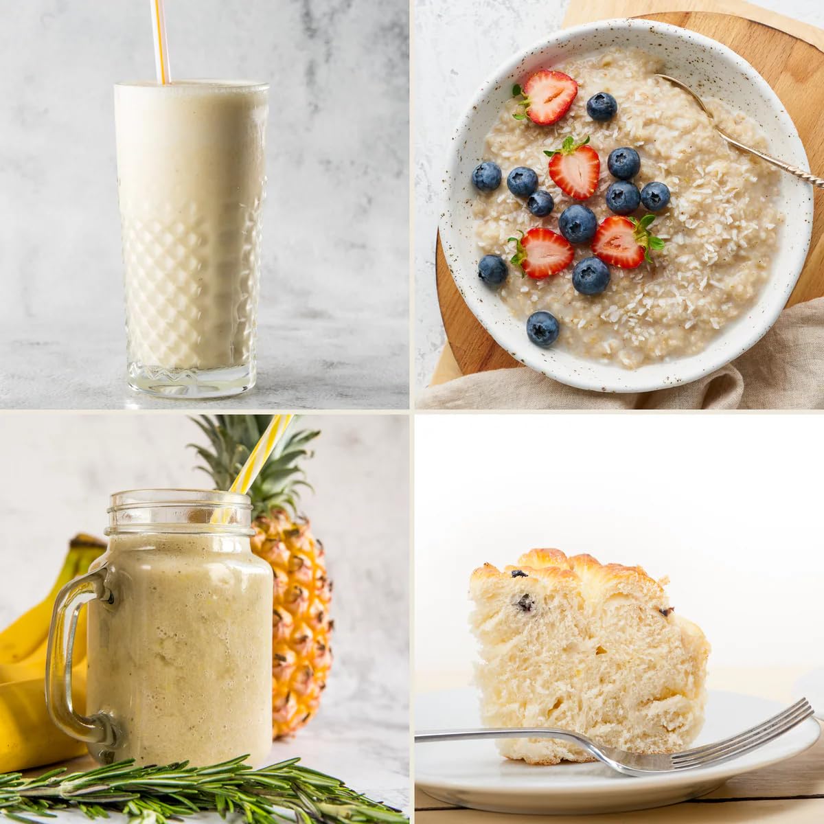 Bio Protein Mix Vanille 500g | Erbsen- und Reisprotein mit echter Bourbon Vanille und Ballaststoffen | 100% natürliche Bio-Proteinmischung | Achterhof