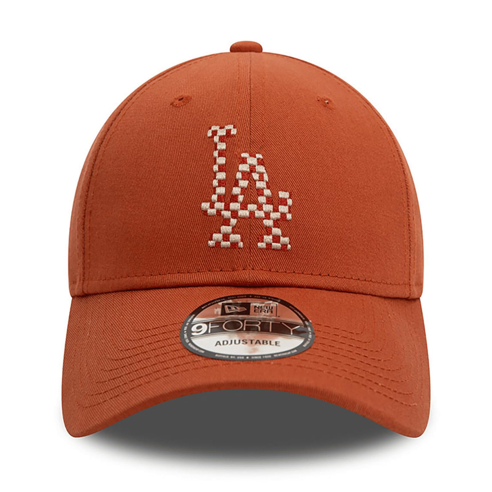 New Era Mens LA Dodgers Seasonal Infill 9FORTY Adjustable Baseball Cap - Brown