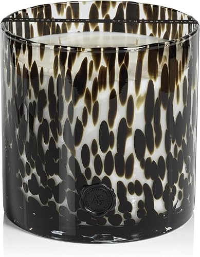 Miniatura 2 de Zodax - Tarro de vela de cristal de ópalo del gremio de boticario en caja de regalo (vetiver de higos negros)