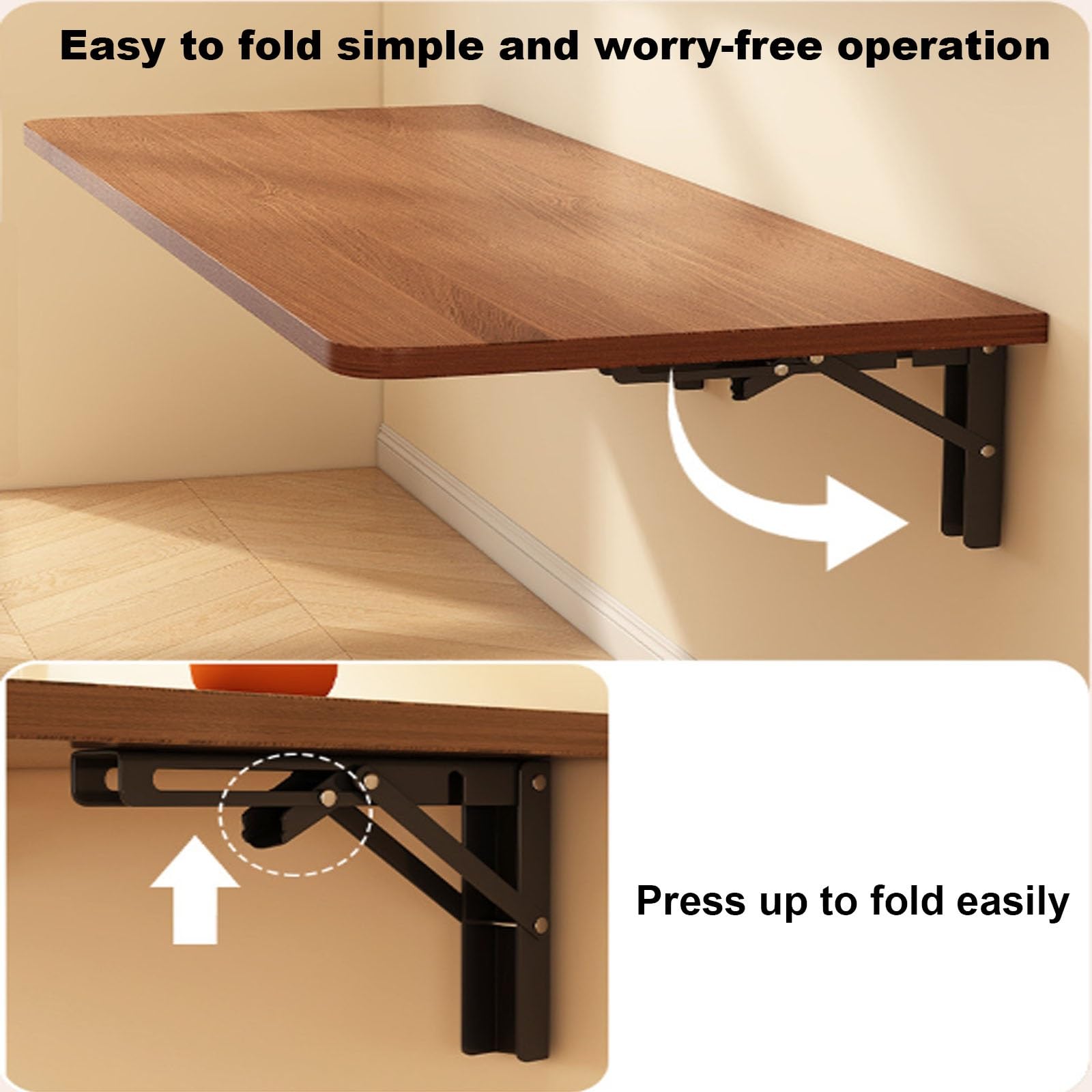 Amazon｜壁に取り付けられた作業台 壁掛け式折りたたみ作業台 小さな