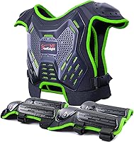 Vista 9 de StarknightMT Equipo de Bicicleta de Tierra para Niños - Equipo de Protección Juvenil para Montar Motocicleta, Traje de Armadura de Motocross