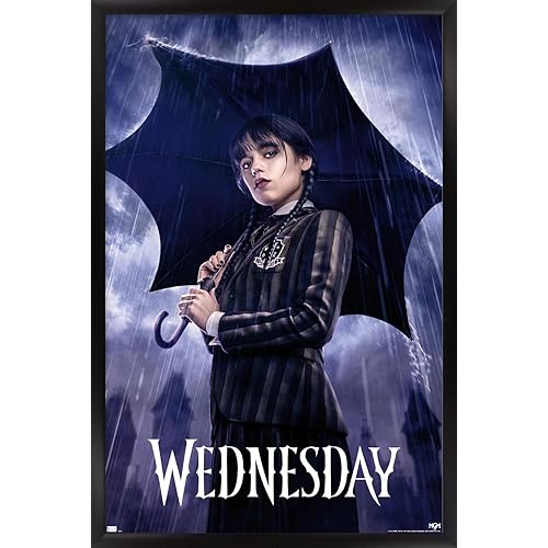 Trends International Wednesday - One Sheet Wall Poster, 34L x 22.4W, Black Framed Version