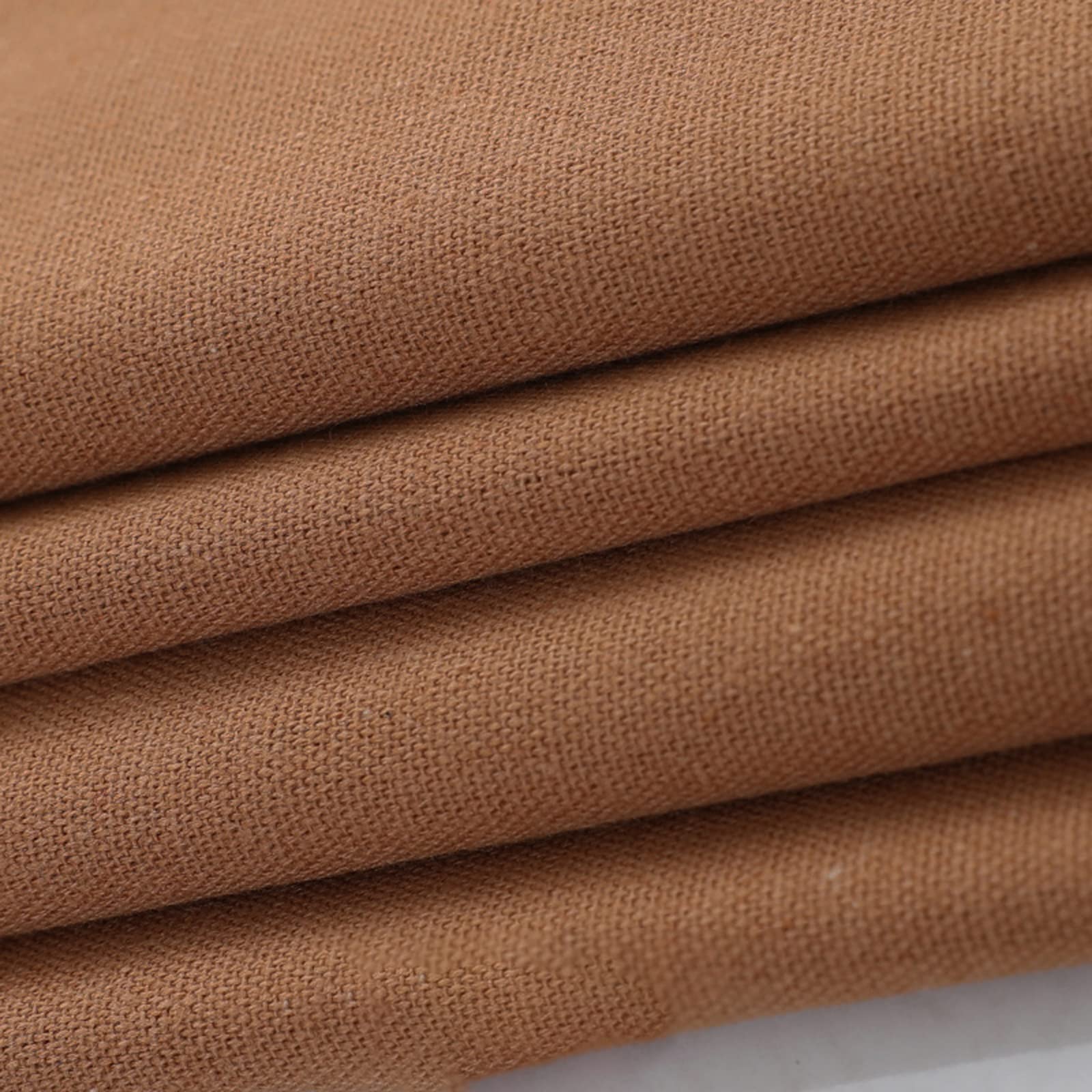HARICSET 150 cm in Width Canvas Fabric Duck Cloth Fabric Washable Reusable for Clothing Home Decoration Sofa Handmade DIY By the Yard(Size:1.5 * 10m,Color:brown)