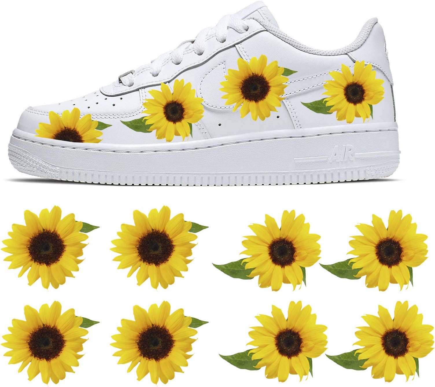 custom sunflower nikes