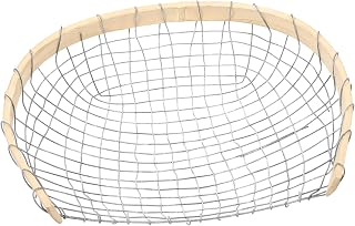 Totority Coal Sifting Pan Heavy Duty Dustpan for Prospecting Efficient Coal Filter Tool with Ergonomic Design for Mineral Filtration and Garden Cleanup