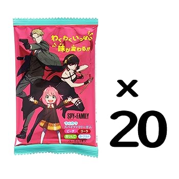 Amazon.co.jp: 丸川製菓 スパイファミリーガム 4本×20個 : 食品