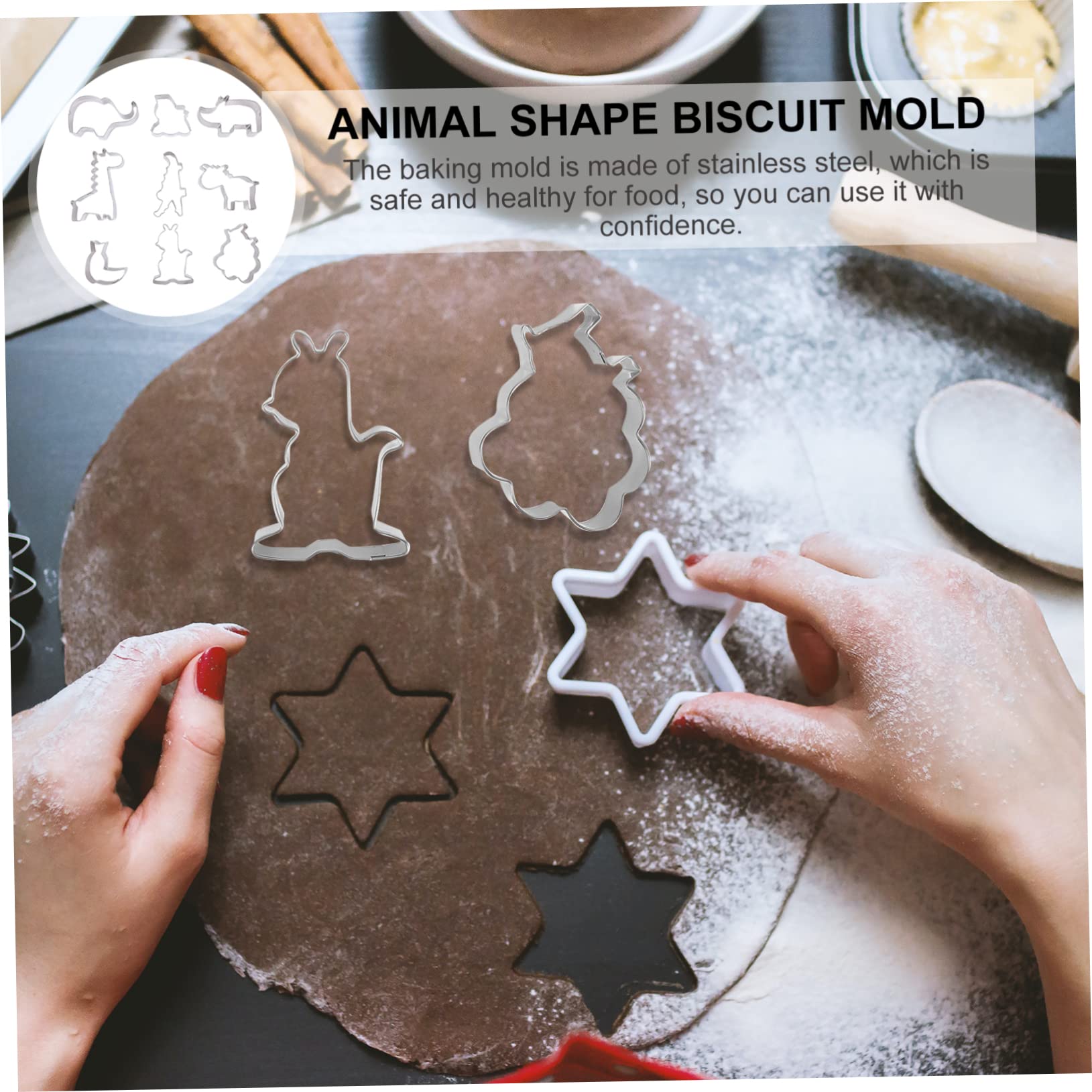 TOPBATHY 27pièces Emporte Animaux De à Biscuits Pour Décoration De Gâteaux Et Pâtisseries Outils De Pâtisserie Pour Et Événements