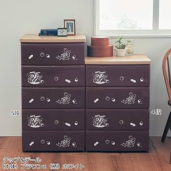 ベルメゾン☆DISNEYミッキー5段チェスト Amazon｜[ベルメゾン