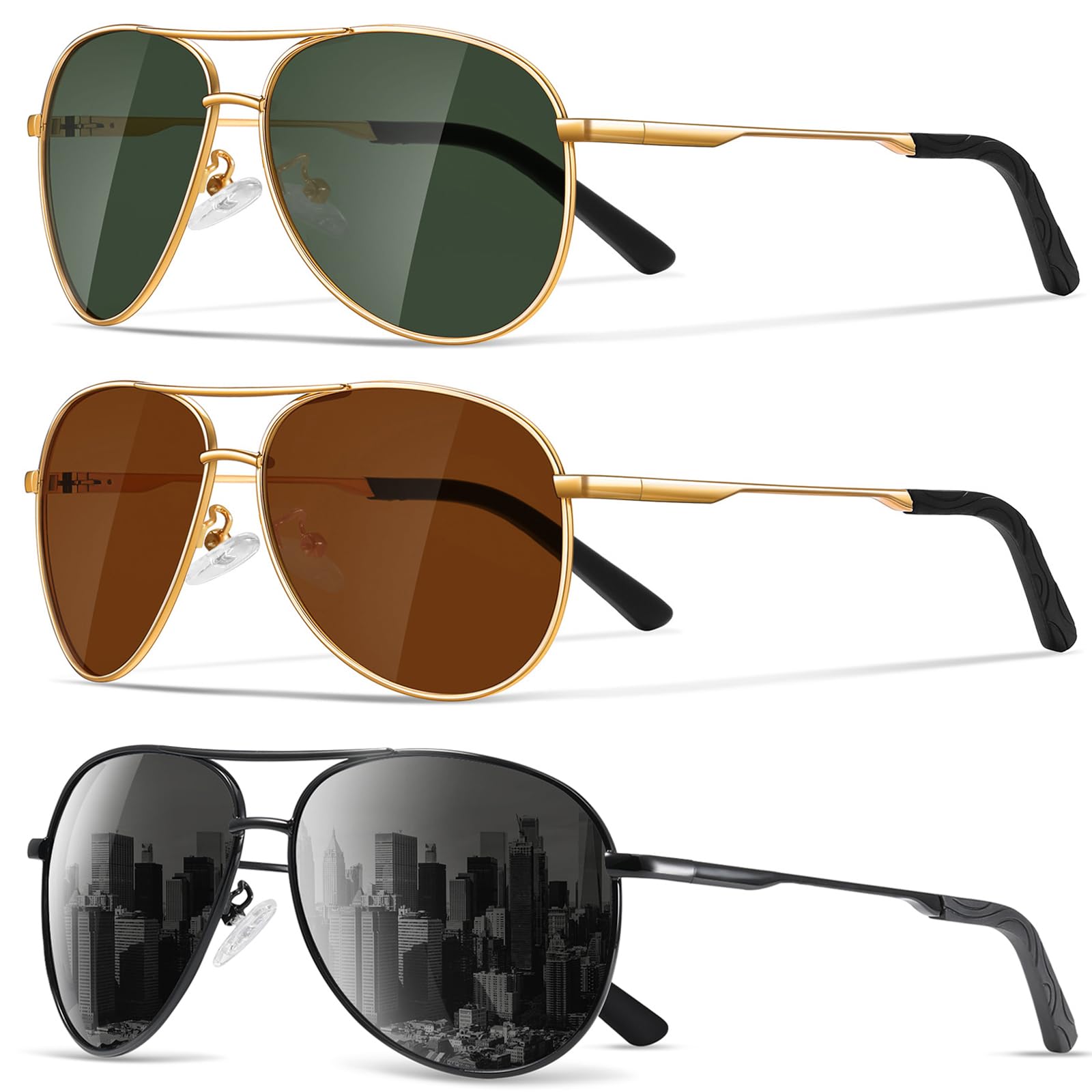Sunglasses Men Polarized Aviator Sunglasses for Men and Women
