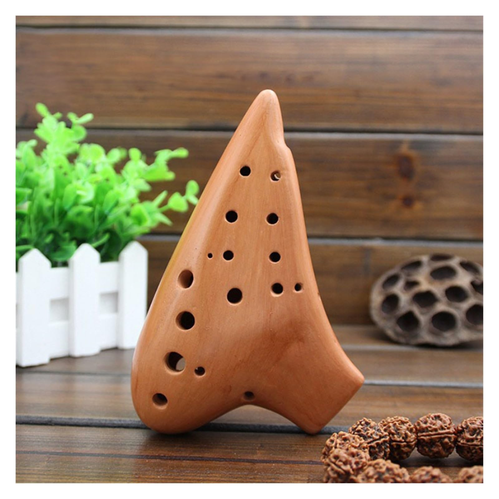 Ocarina, Ocarina 12 Tons Alto C com Cerâmica 12 Furos c/Bag e Suporte Ocarina, Ocarina 12 Tons Alto C com Cerâmica 12 Furos c/Bag e Suporte