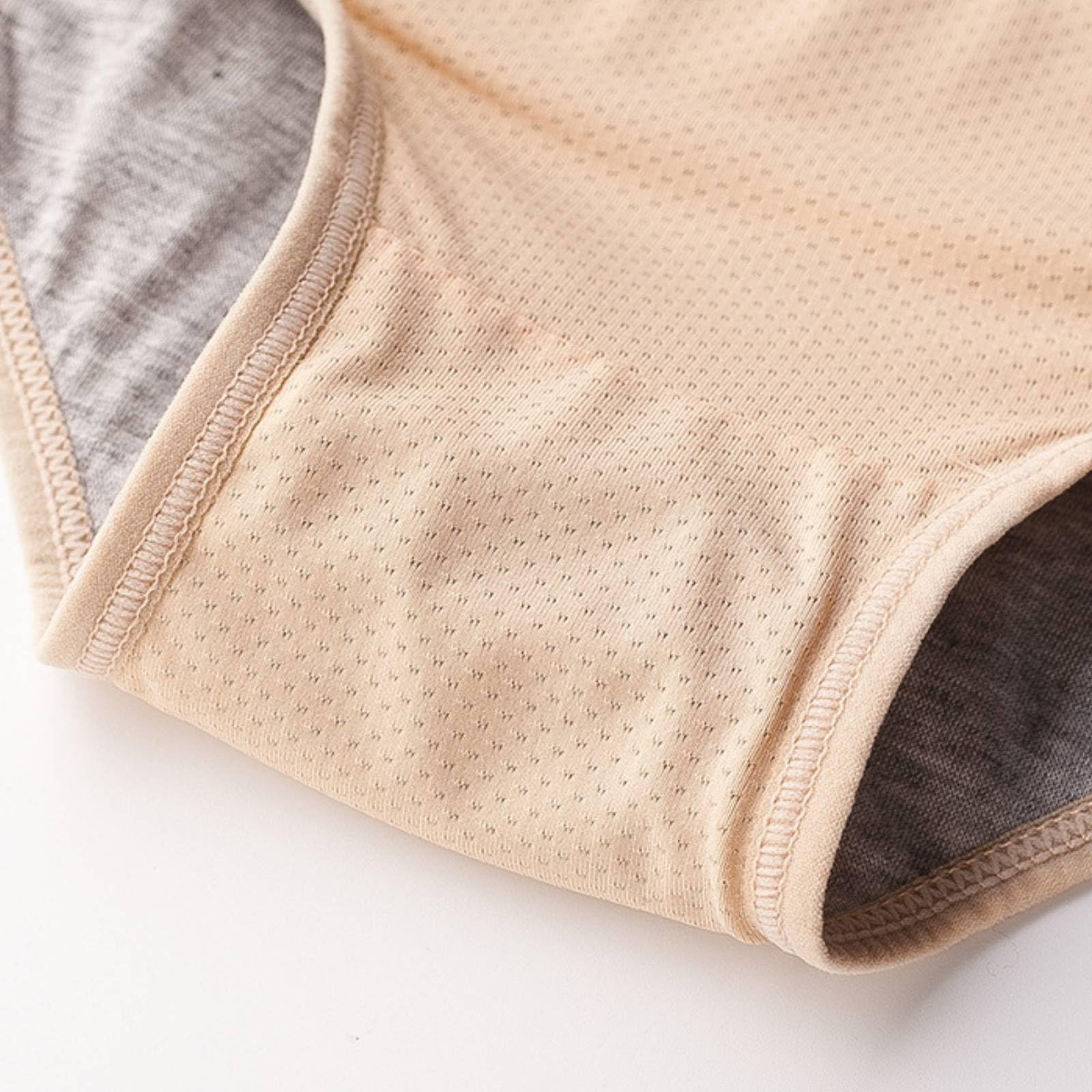 Genérico Bragas de Algodon Altas Barriga Plana Calzones sin Costuras Braga Menstrual Compresión Seamless Underwear Women's Clothing Bragas Calzones Calzoncillos Panties